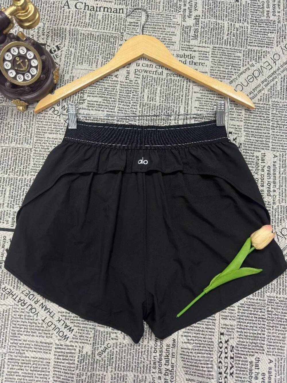 ALO Yoga🏅Women’s Match Point Short Black | Clean Gir🙆‍♀️Tennis pants NWT